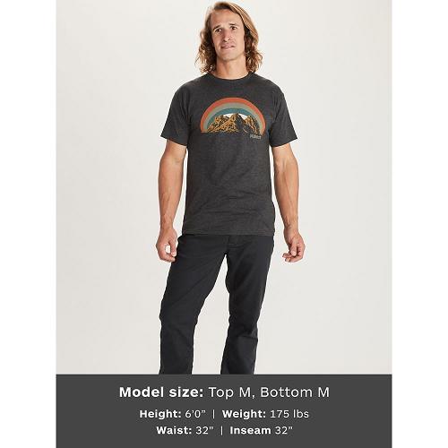 Marmot Clove Hitch Clothes - Mens T-Shirts Black CA9260741 Canada